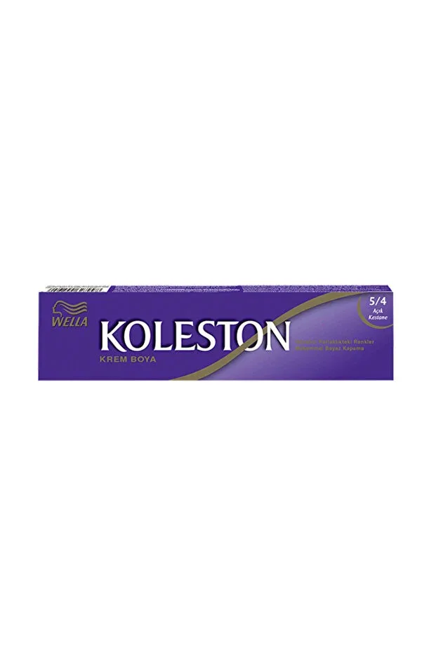KOLESTON SİNGLE SAÇ BOYASI - 5/4 AÇIK KESTANE