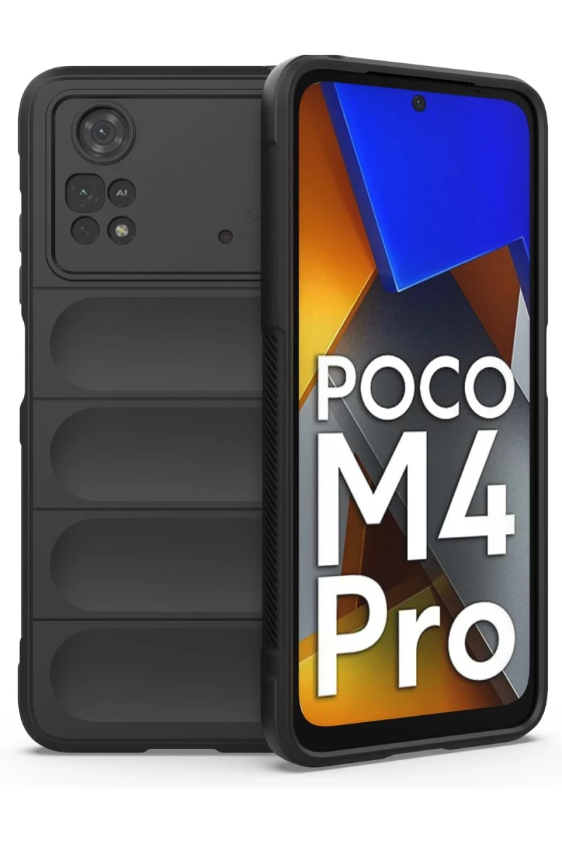 Xiaomi Poco M4 Pro 4G Uyumlu Kılıf Optimum Silikon - Siyah