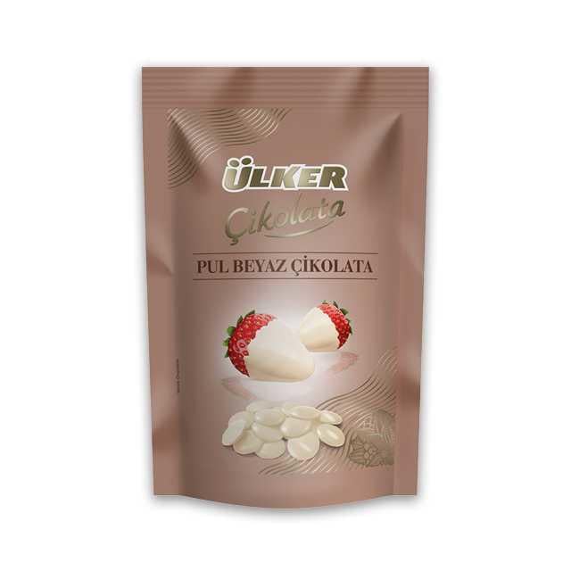 Beyaz Pul Çikolata 120gr 1 Adet
