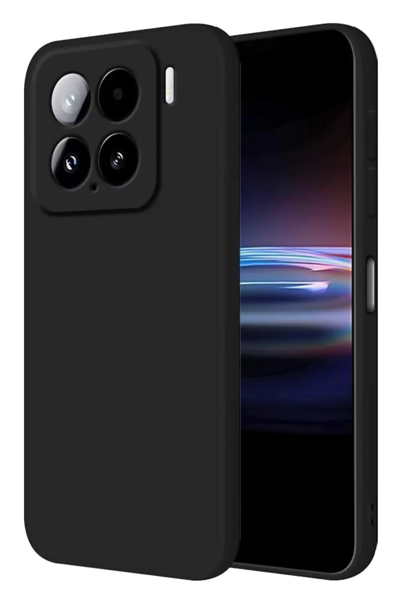 Xiaomi Mi 15 Uyumlu Kılıf Nano içi Kadife Silikon - Siyah