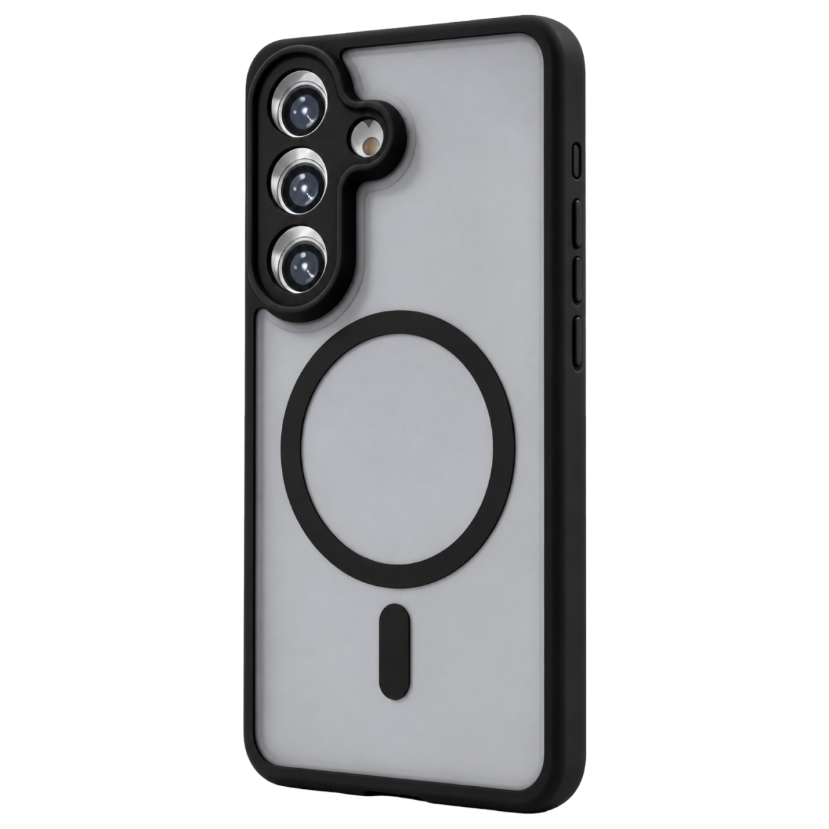 Samsung Galaxy A57 5G Loji Magsafe Kapak - Siyah