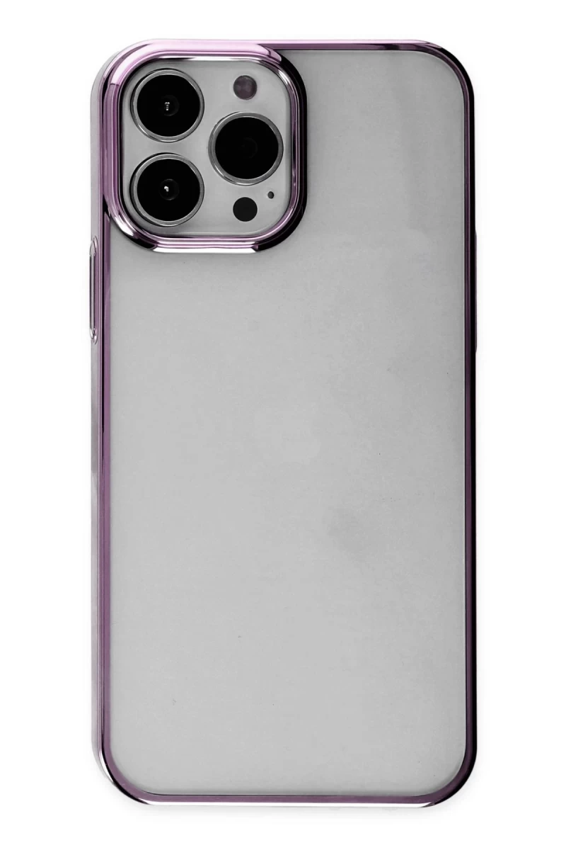 Apple iPhone 14 Pro Uyumlu Kılıf Element Silikon - Lila