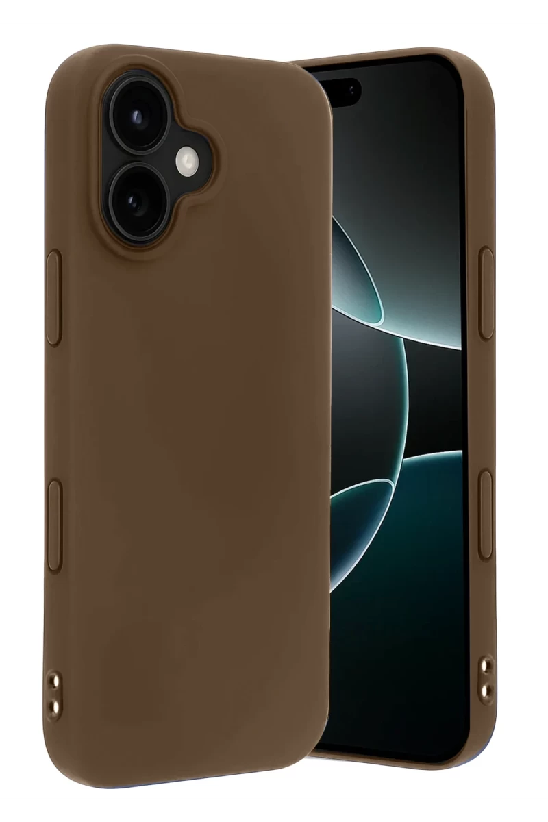 Apple iPhone 17 Uyumlu First Silikon - Kahverengi