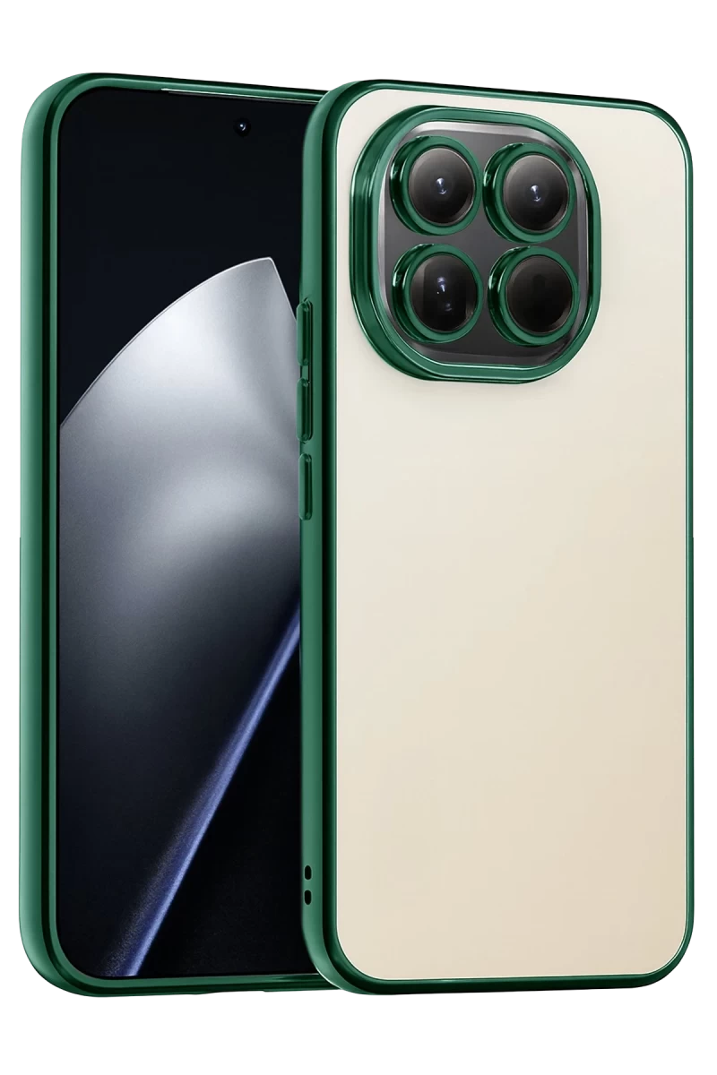 Xiaomi Mi 15T Uyumlu Lensli Silikon - Yeşil
