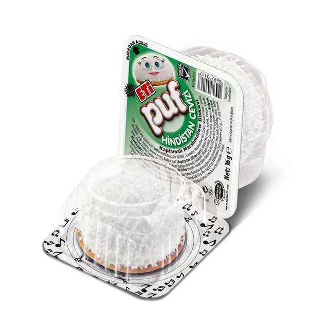 Puf Hindistan Cevizli 16gr 1 Adet