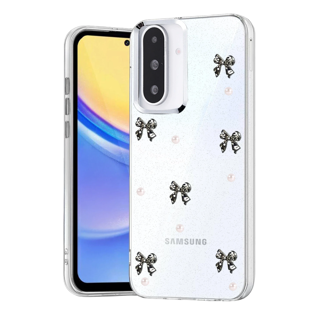 Samsung Galaxy A27 5G Fiyonk Desenli Kapak - Desen 8