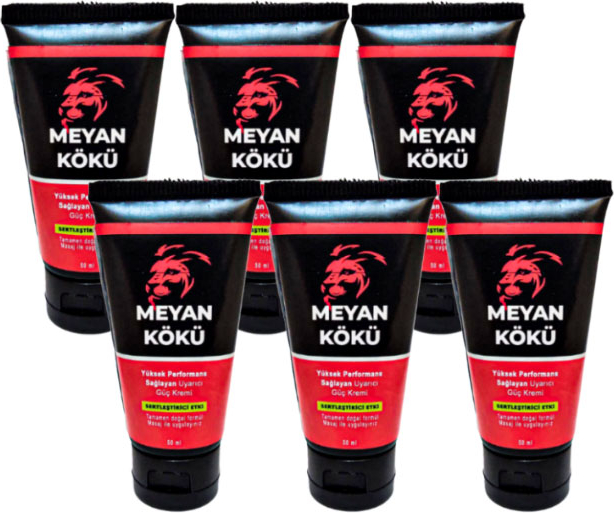 Meyan Kökü 6 Adet Erkeklere Özel Yüksek Hızlı Aktivasyon  *katılık* Kremi 50 ml