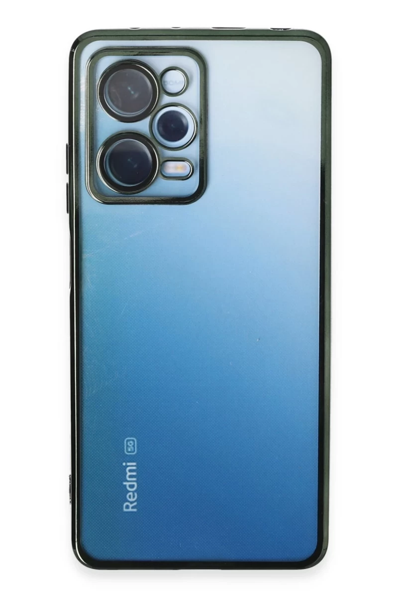 Xiaomi Redmi Note 12 Pro 5G Uyumlu Kılıf Lensli Silikon - Yeşil