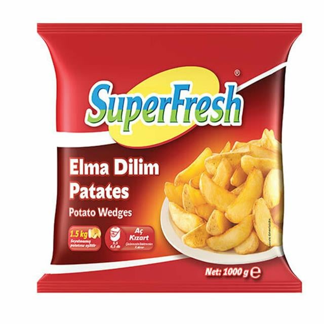 Donuk Elma Dilim Patates 1000 Gr. 1 Adet