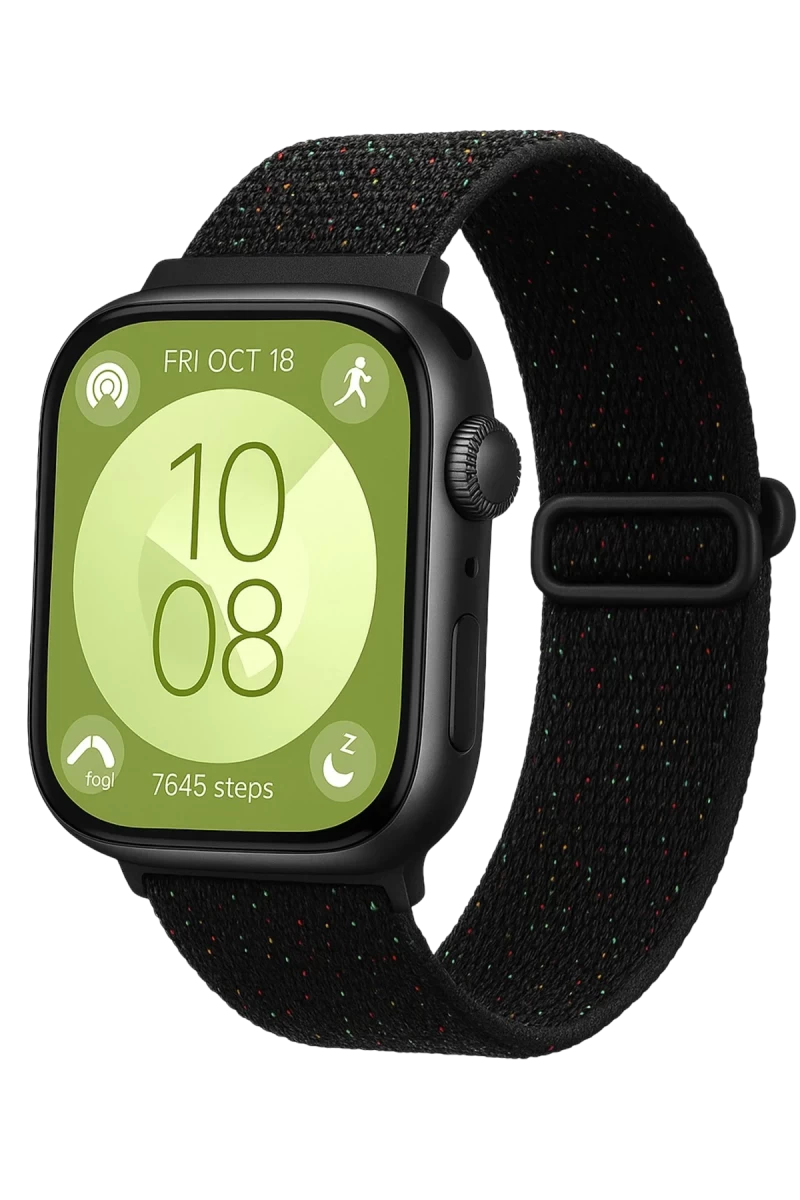 Huawei Fit 4 Star Kordon - Benekli Siyah