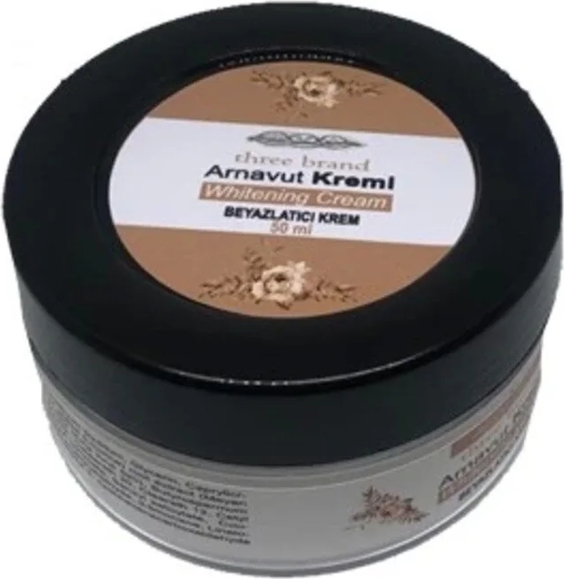 Süper Three Brand Whitening Cream 3 Adet Arnavut Kremi 50ML  Kremi ile 120ML Playboy Masaj Yağı