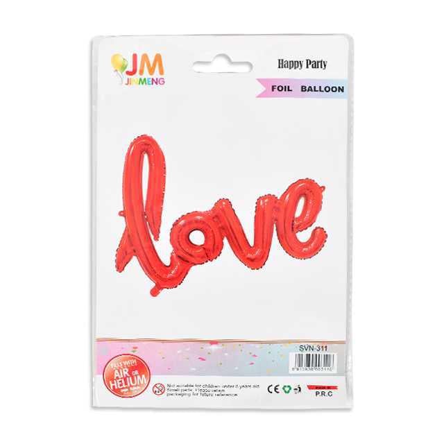 Svn-311 Balon Folyo Love 1 Adet