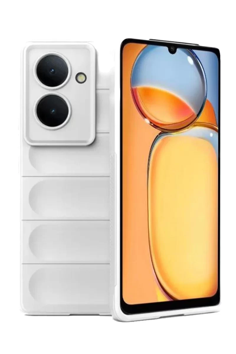 Xiaomi Redmi 13C Uyumlu Kılıf Optimum Silikon - Krem