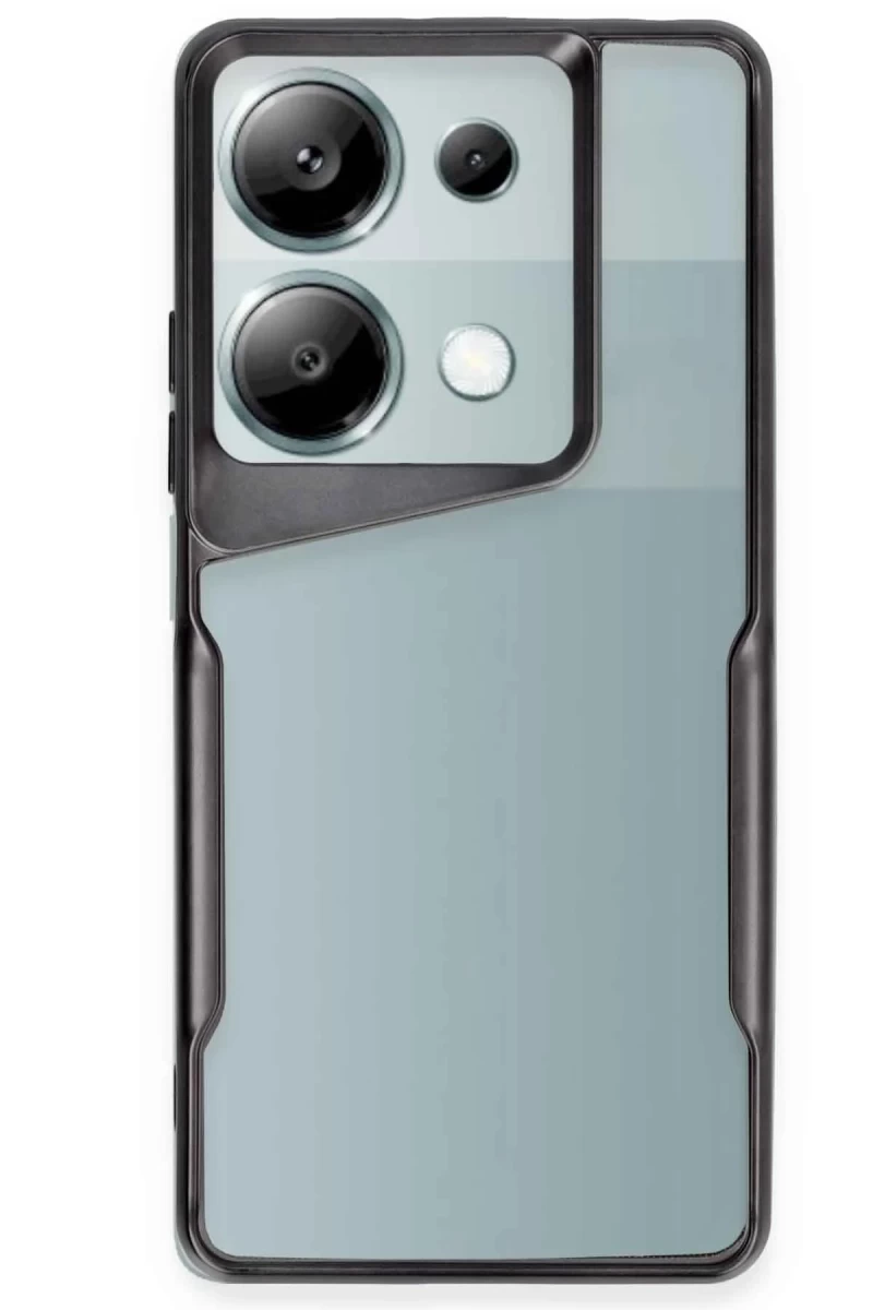 Xiaomi Redmi Note 13 Pro 5G Uyumlu Kılıf Boyi Silikon Kapak - Siyah