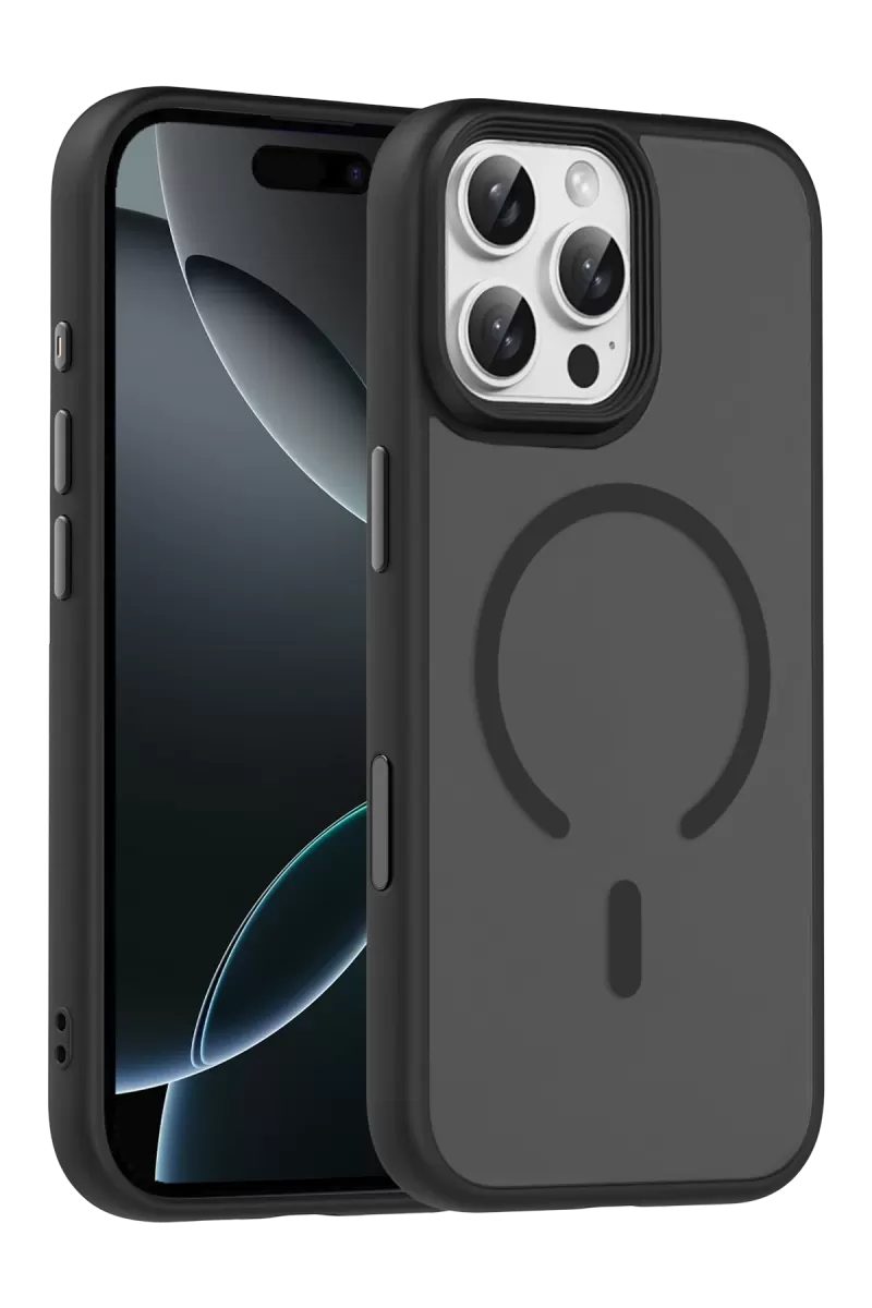 Joko Apple iPhone 16 Pro Max Uyumlu Megane Magsafe Kapak - Siyah
