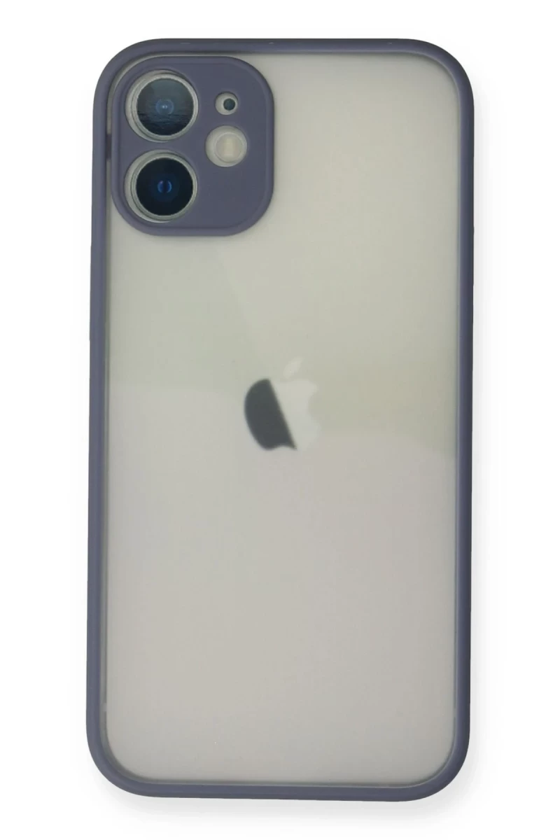 Apple iPhone 11 Pro Max Uyumlu Kılıf Montreal Silikon Kapak - Gri
