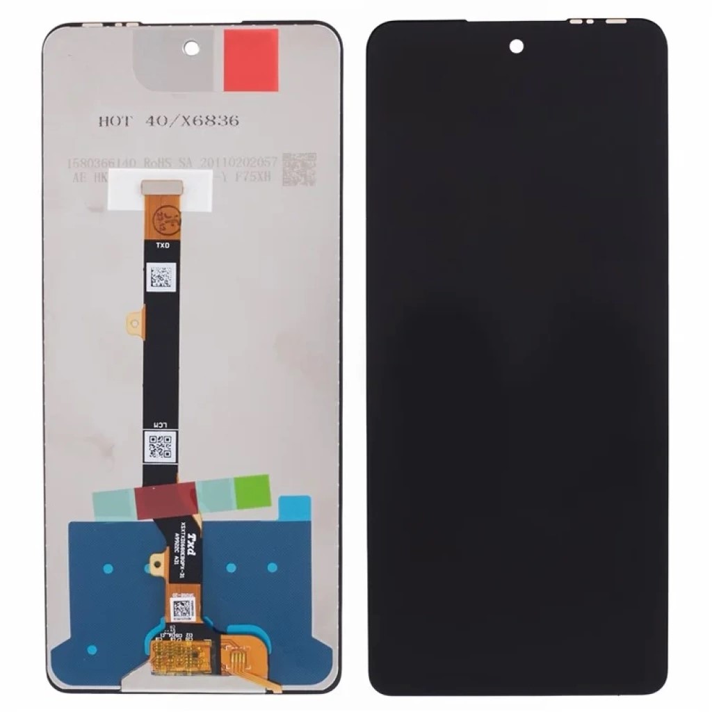 infinix Hot 40 Uyumlu  Ekran Dokunmatik (Siyah)