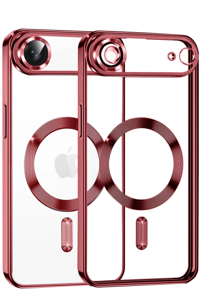 Apple iPhone 17 Uyumlu Air Uyumlu Kross Magneticsafe Kapak - Kırmızı