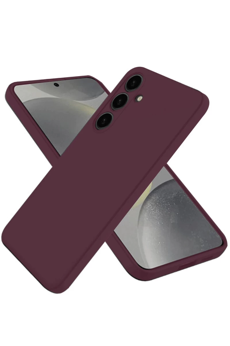 Samsung Galaxy A36 Uyumlu Kılıf First Silikon - Mürdüm