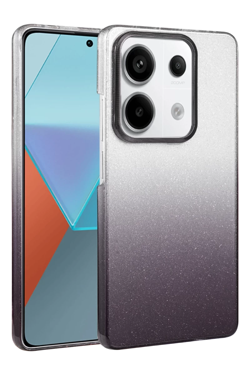 Xiaomi Redmi Note 13 Pro 4G Uyumlu Glossy Kapak - Siyah