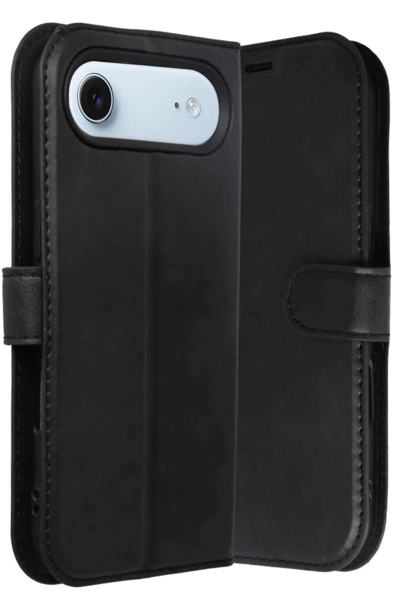 Apple iPhone 17 Uyumlu Air Uyumlu Trend S Plus Kapaklı Kılıf - Siyah