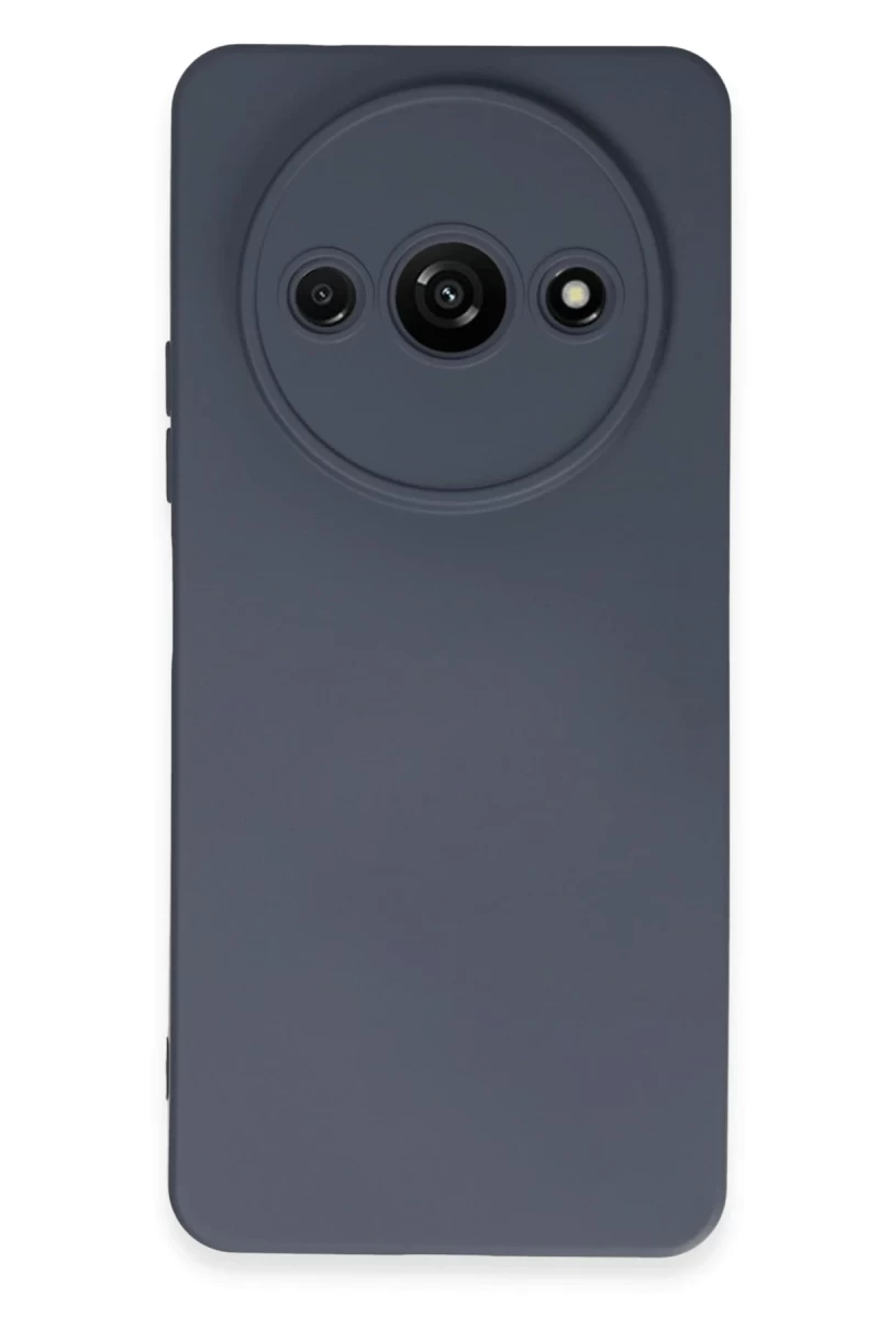 Xiaomi Redmi A3 4G Uyumlu Kılıf Nano içi Kadife Silikon - Gri