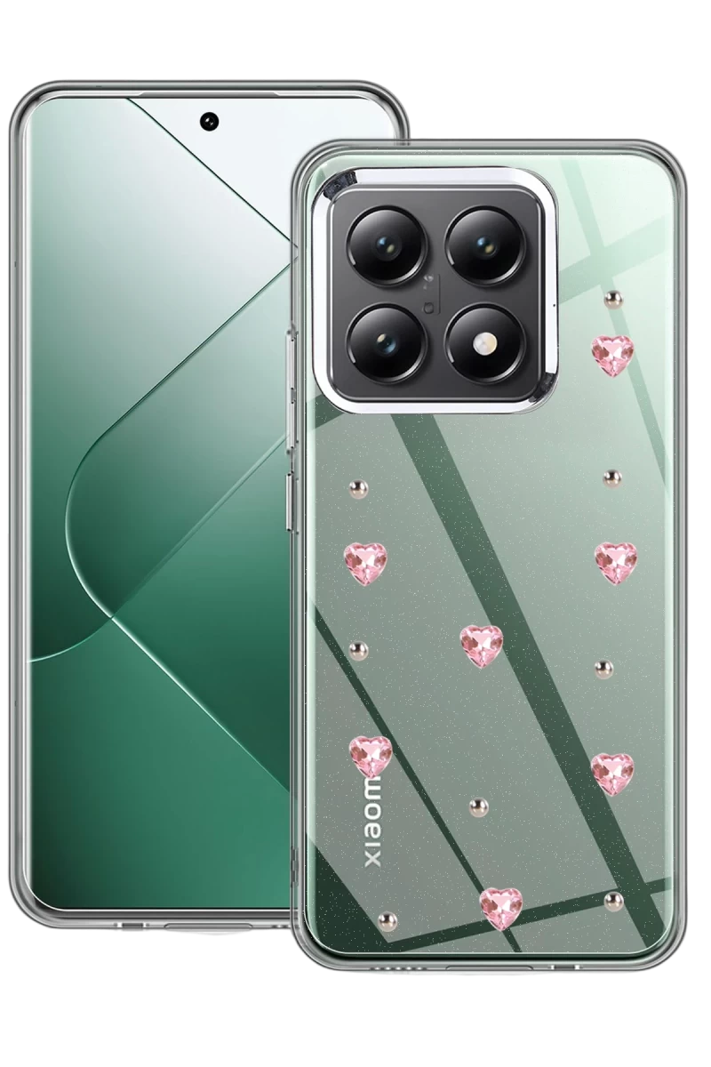 Xiaomi Mi 14T Pro Uyumlu Fiyonk Desenli Kapak - Desen 3