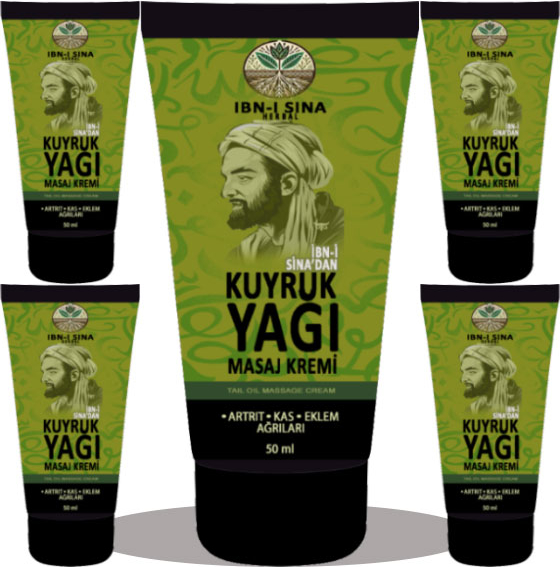 İbn-i Sina Herbal Kuyruk Yağı Kremi 5 Adet x 50 ml