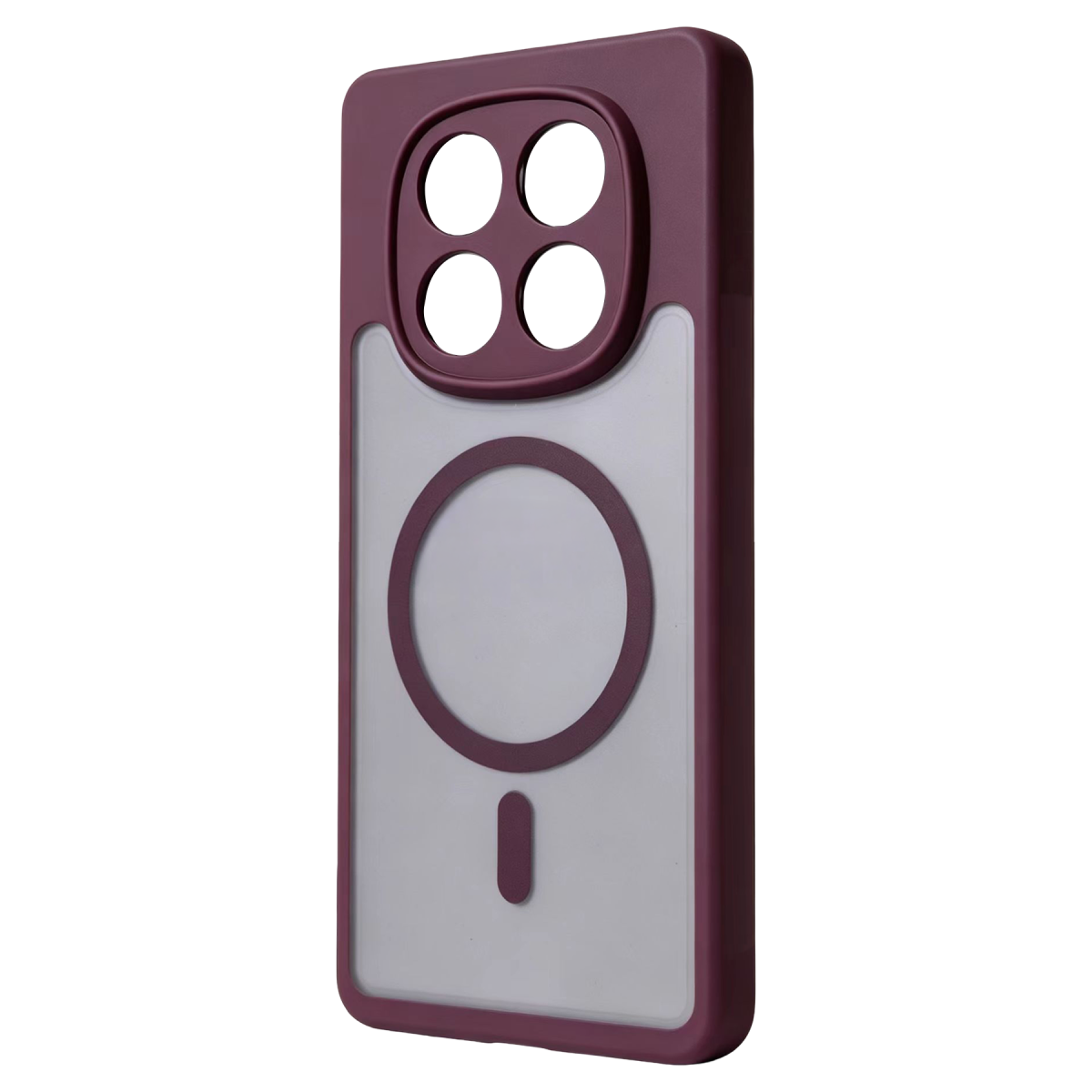 Xiaomi Redmi Note 15 Pro 4G Loji Magsafe Kapak - Bordo