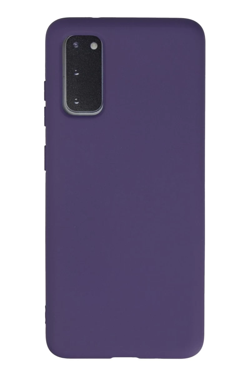 Samsung Galaxy S20 Uyumlu Kılıf Nano içi Kadife Silikon - Mor
