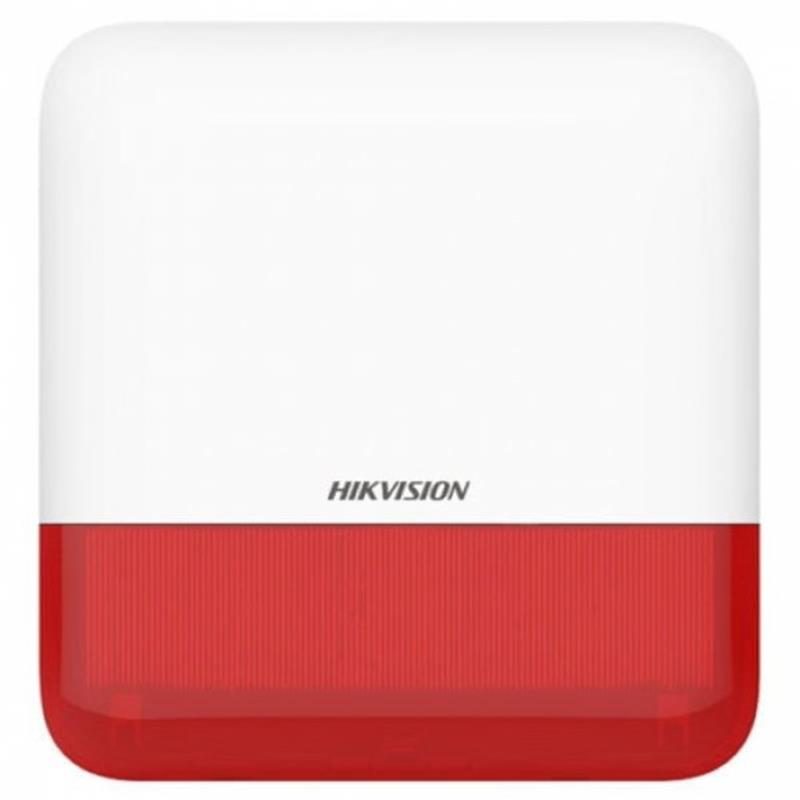 HIKVISION DS-PS1-E-WE 868MHZ 110DB DIŞ ORTAM IP65 KABLOSUZ SİREN KIRMIZI RENK