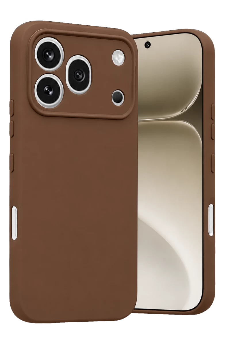 Huawei Honor 600 Pro Uyumlu First Silikon - Kahverengi