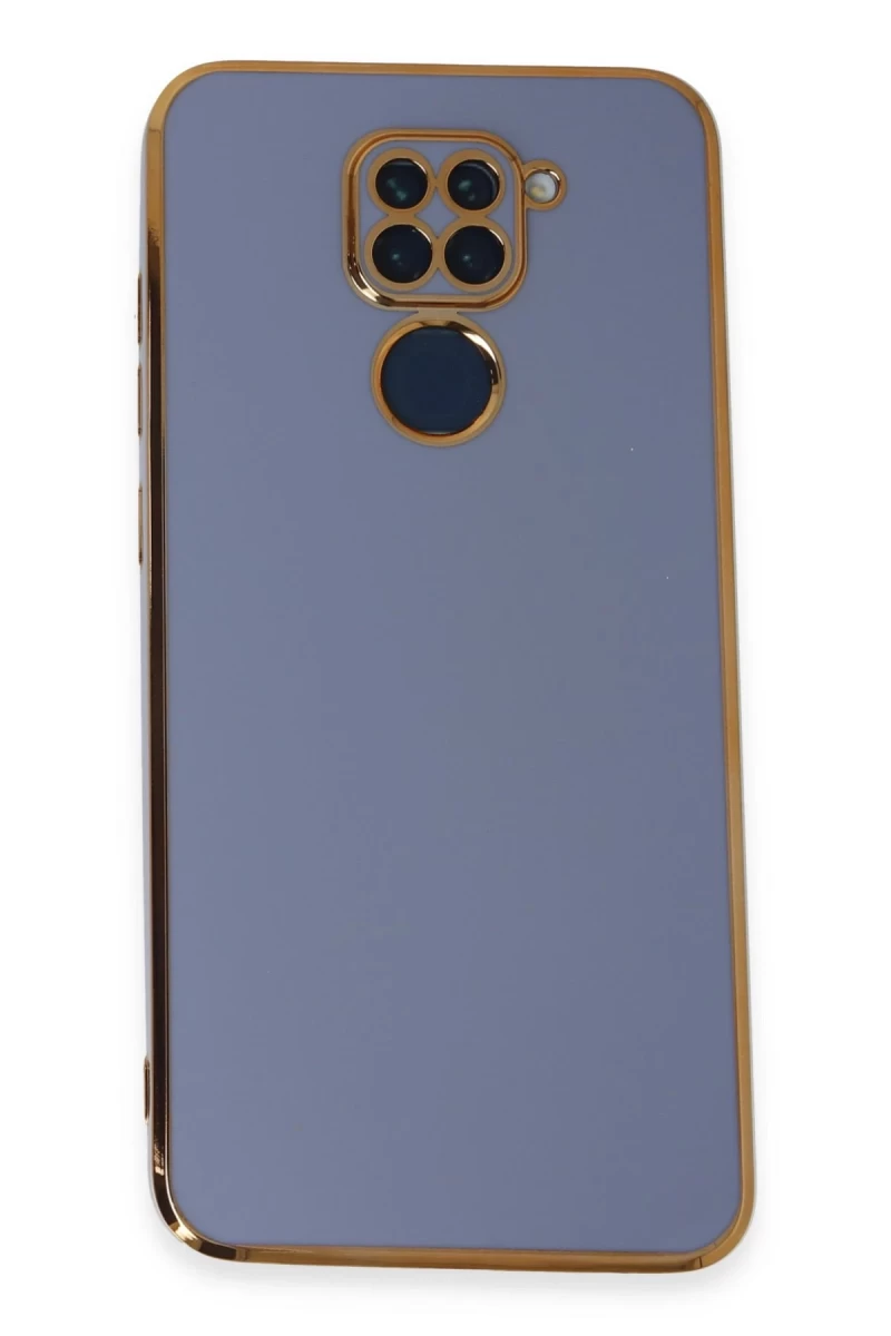 Xiaomi Redmi Note 9 Uyumlu Kılıf Volet Silikon - Mavi