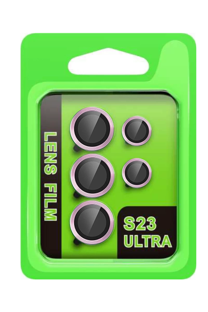 Samsung Galaxy S23 Ultra Uyumlu Raze Metal Kamera Lens - Lila