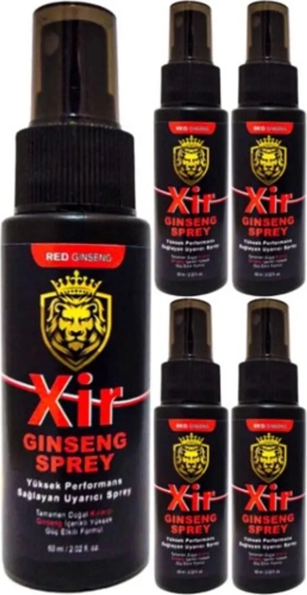 Xir 60 ml Erkeğe Özel Karışım 5 Adet 3xeffect Sprey