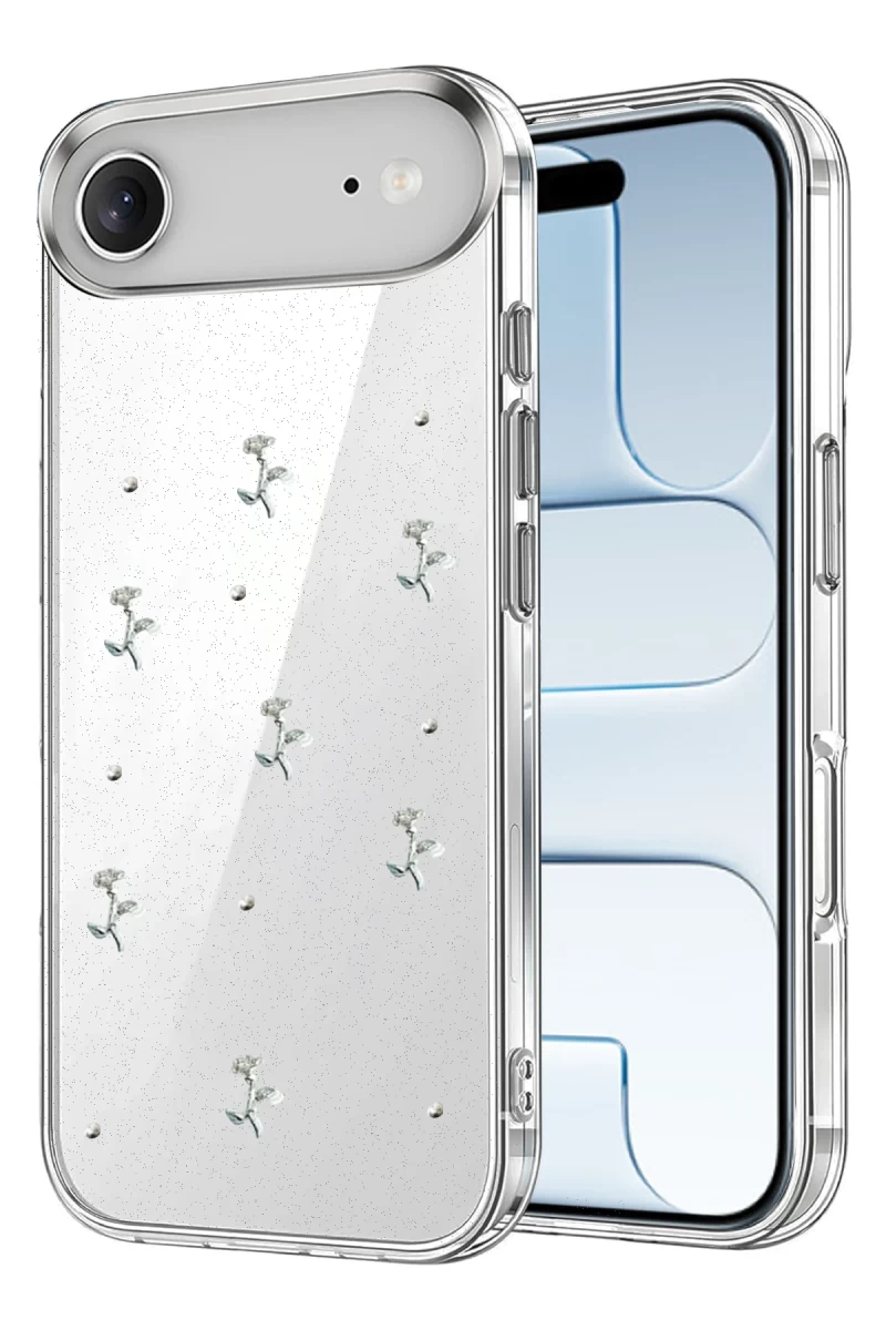 Apple iPhone 17 Uyumlu Air Uyumlu Fiyonk Desenli Kapak - Desen 4