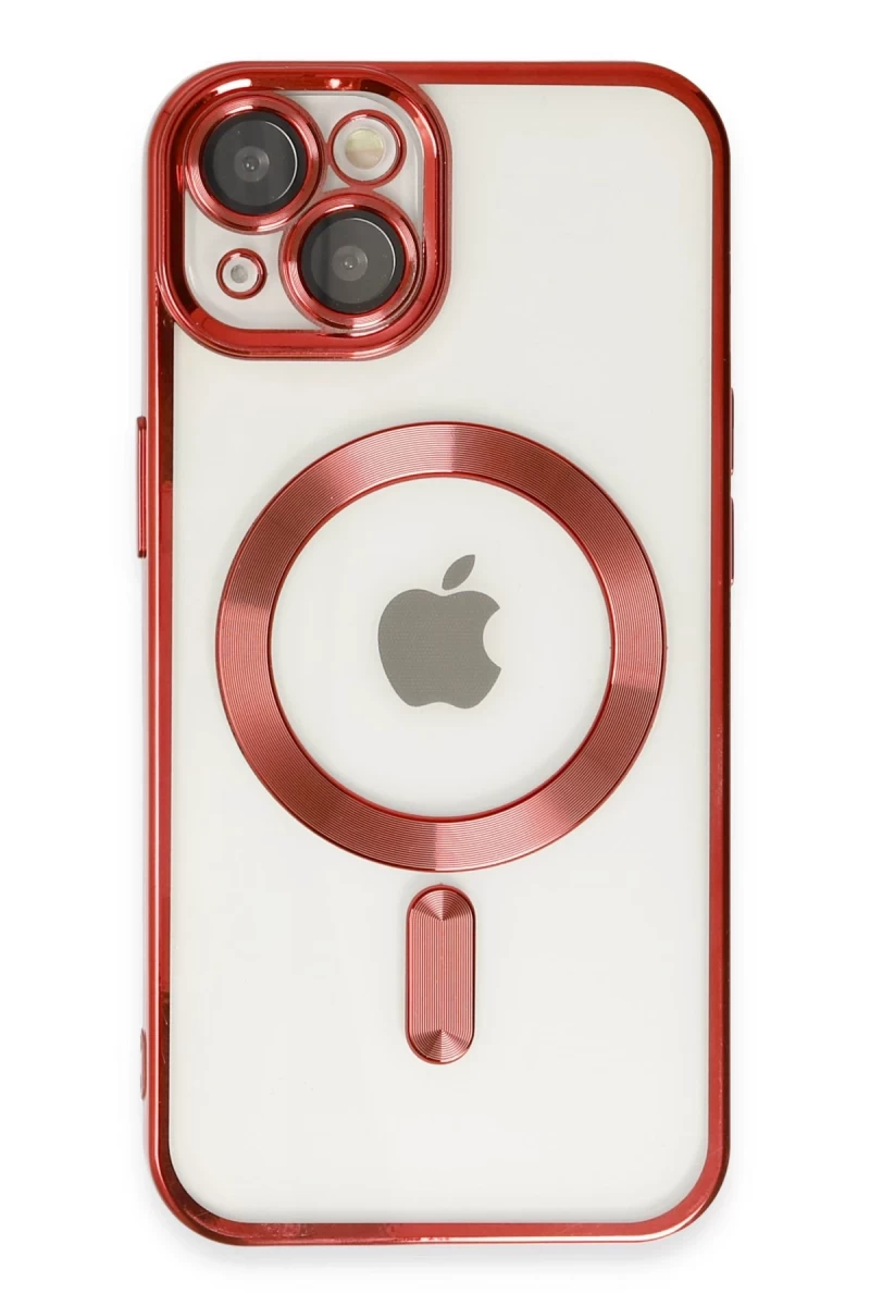 Apple iPhone 14 Uyumlu Kılıf Kross Magneticsafe Kapak - Kırmızı