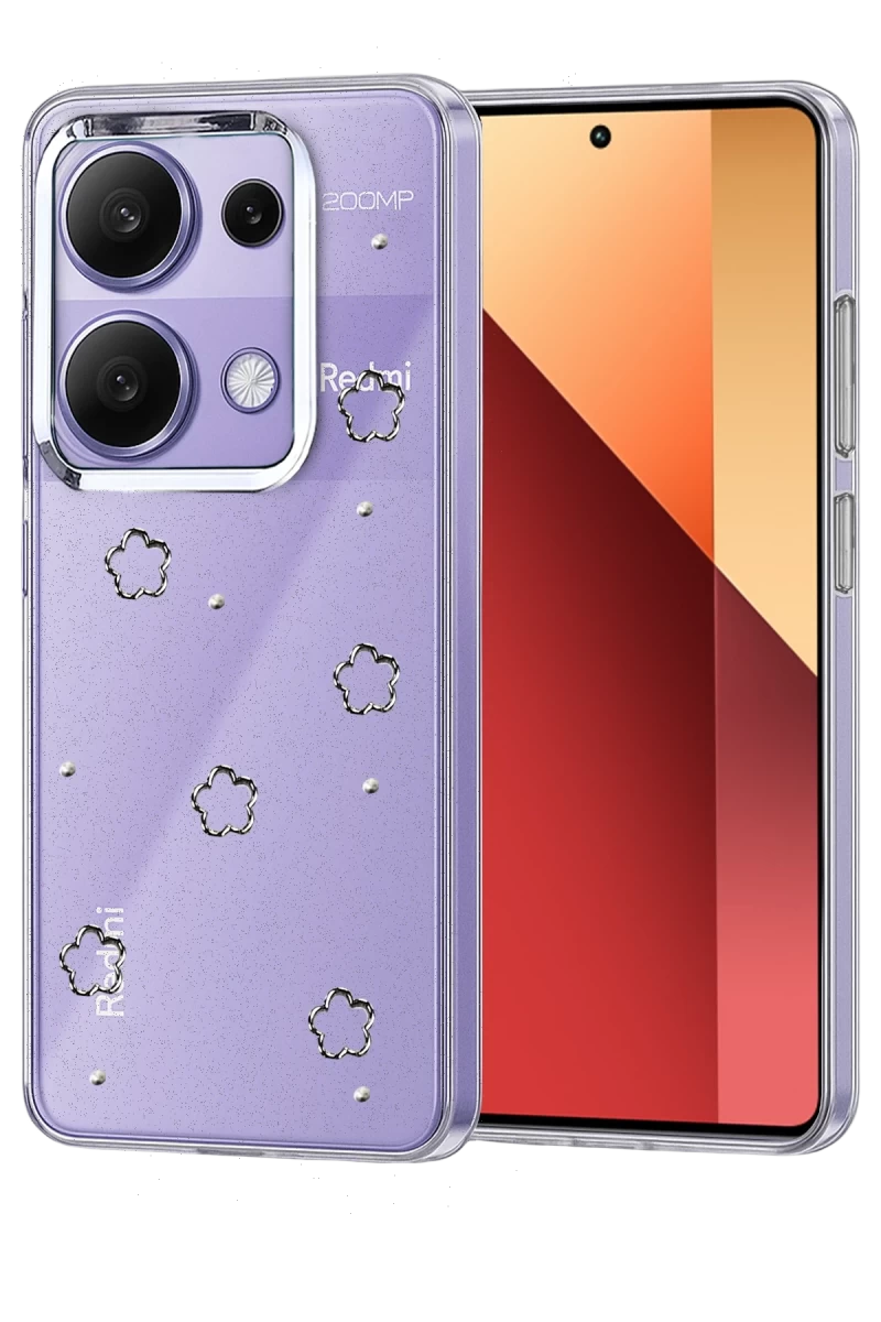 Xiaomi Redmi Note 13 Pro 4G Uyumlu Fiyonk Desenli Kapak - Desen 8
