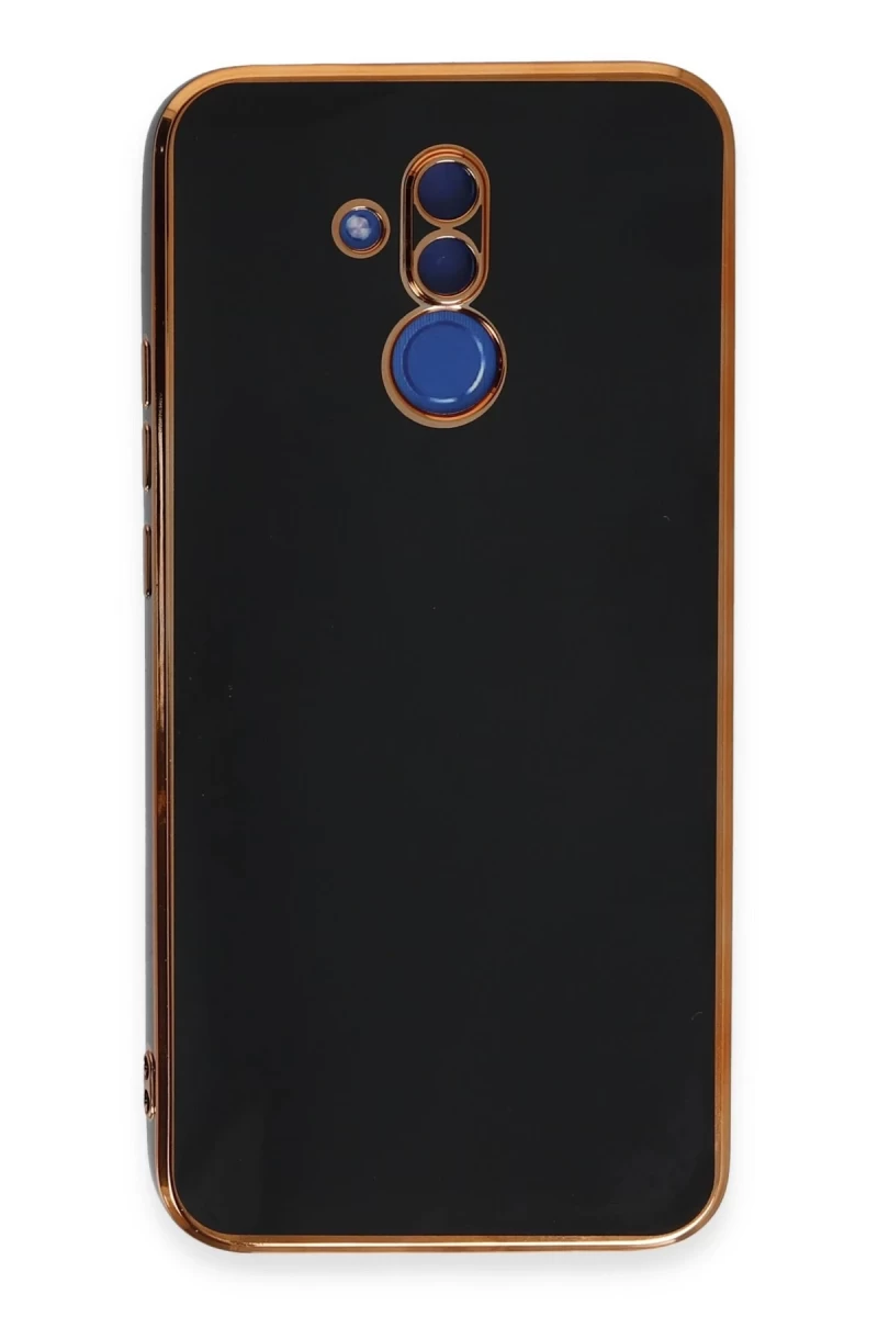 Huawei Mate 20 Lite Uyumlu Kılıf Volet Silikon - Siyah