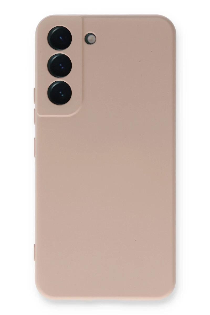 Samsung Galaxy S23 Plus Uyumlu Kılıf Nano içi Kadife Silikon - Pudra
