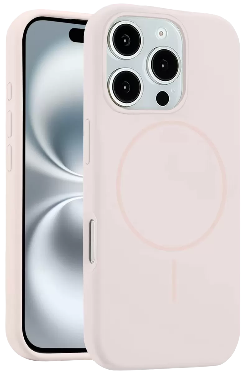 Joko Apple iPhone 16 Pro Max Uyumlu Kılıf Jully Magsafe Kapak - Pudra