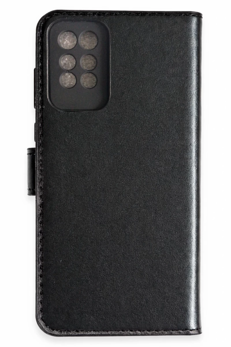 İnfinix Note 10 Pro Uyumlu Kılıf Trend S Plus Kapaklı Kılıf - Siyah