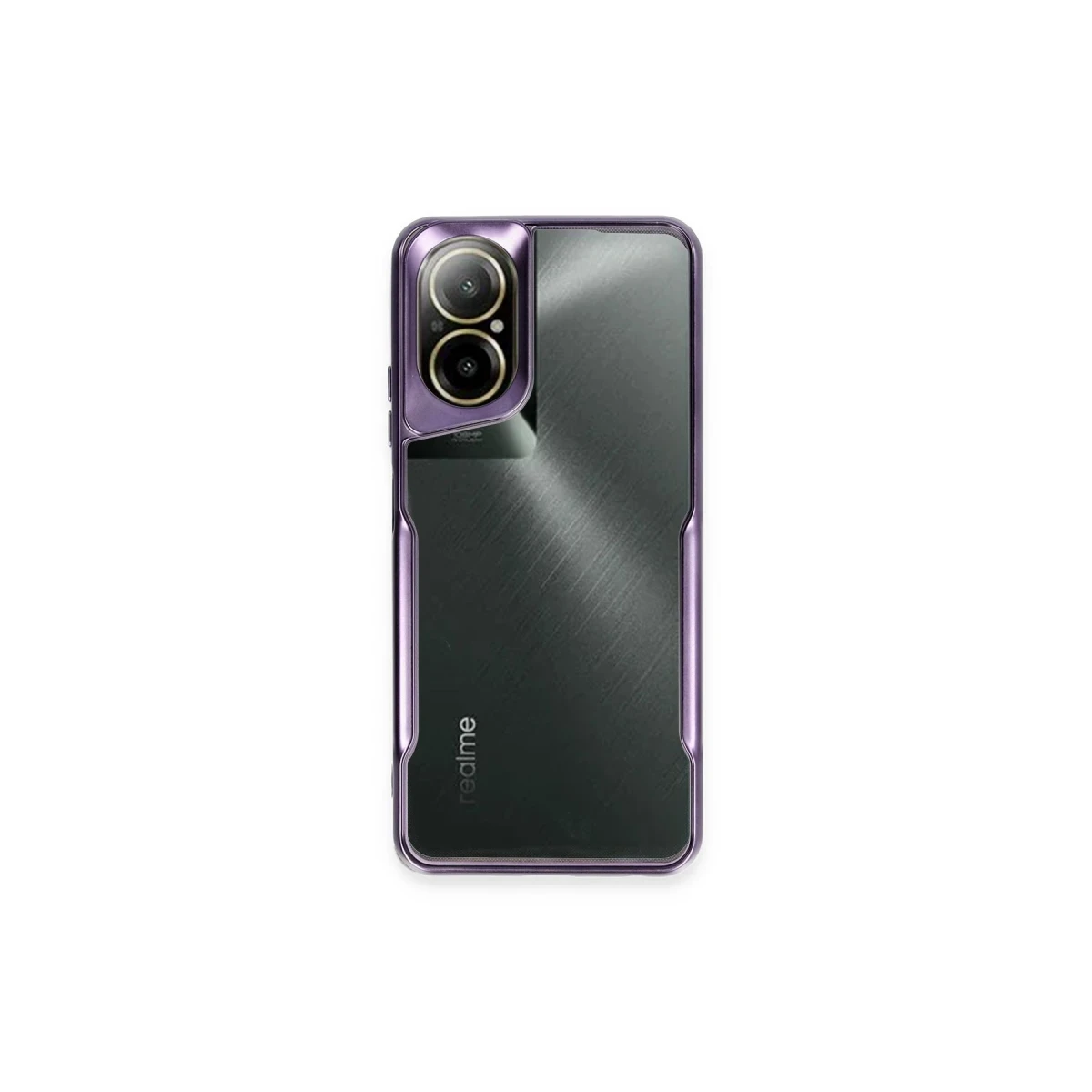 Realme 12 Lite Kılıf Boyi Silikon Kapak - Derin Mor