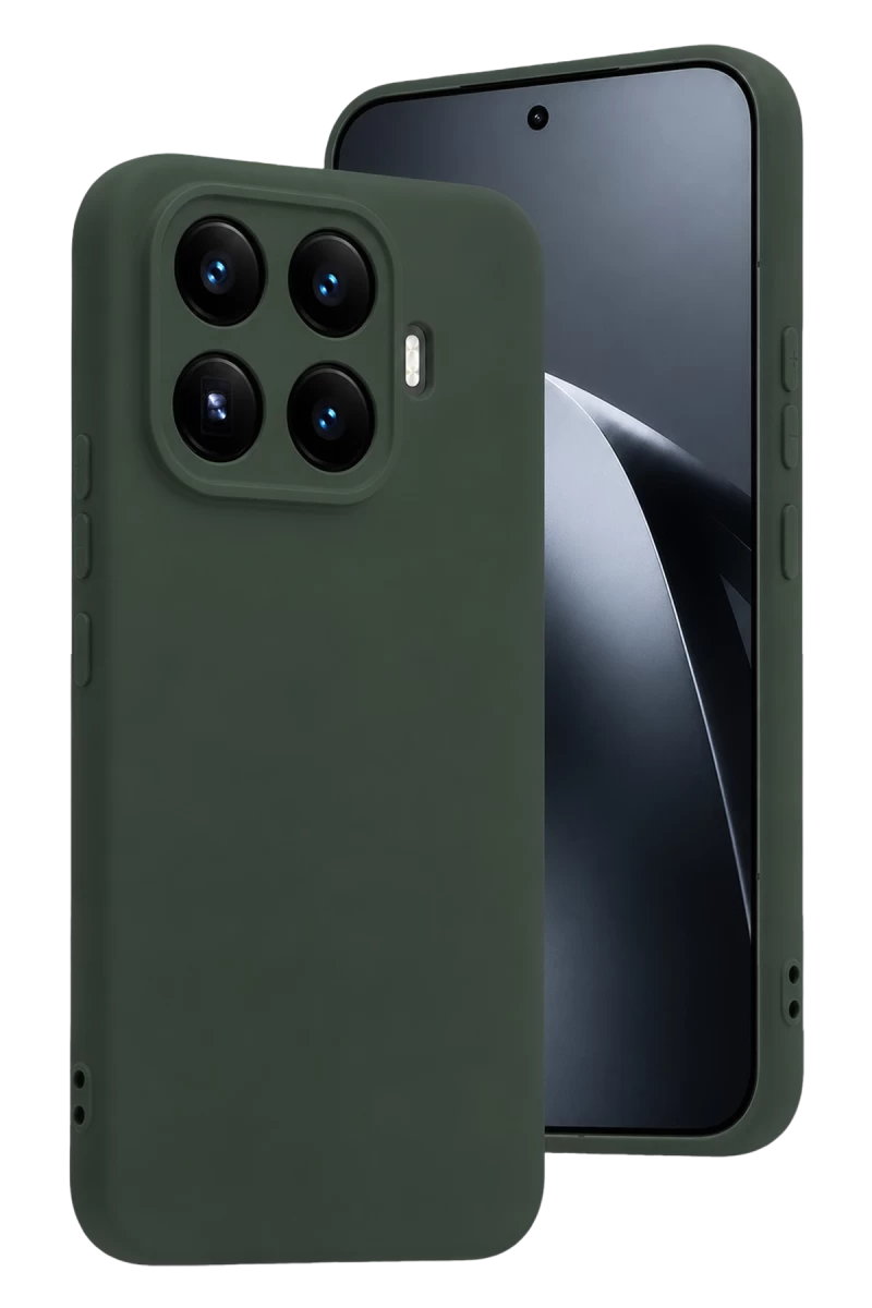 Xiaomi Mi 17T Pro Uyumlu Nano içi Kadife Silikon - Koyu Yeşil