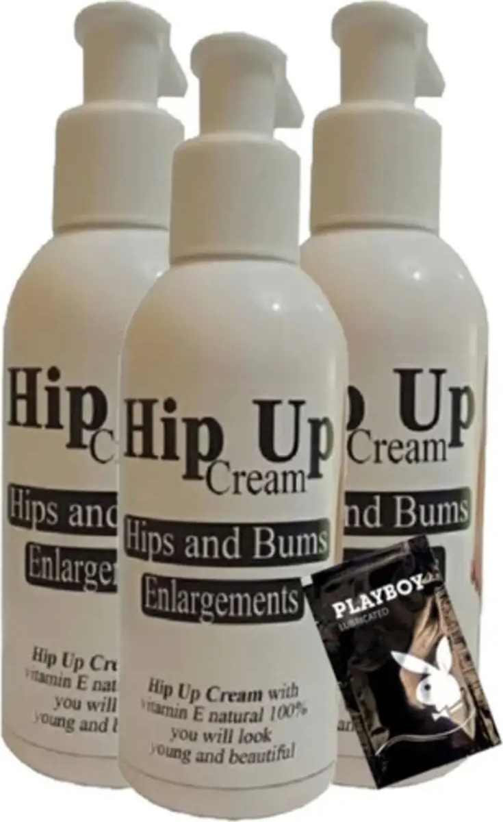 Süper Hip Up 3 Adet Adet Krem 120 ml + 1 Adet Jel Hediye