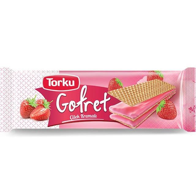 Çilekli Gofret 142 Gr. 1 Adet