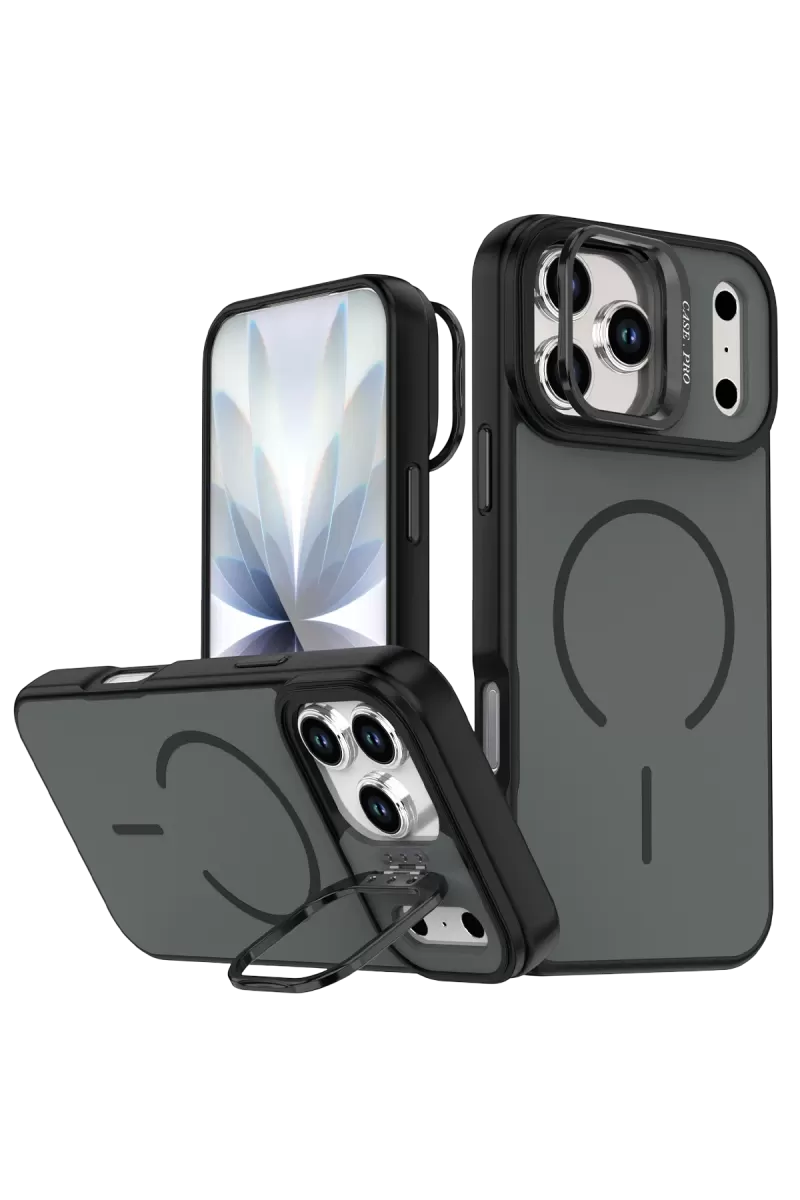 Joko Apple iPhone 17 Pro Uyumlu Flexa Magsafe Kapak - Siyah
