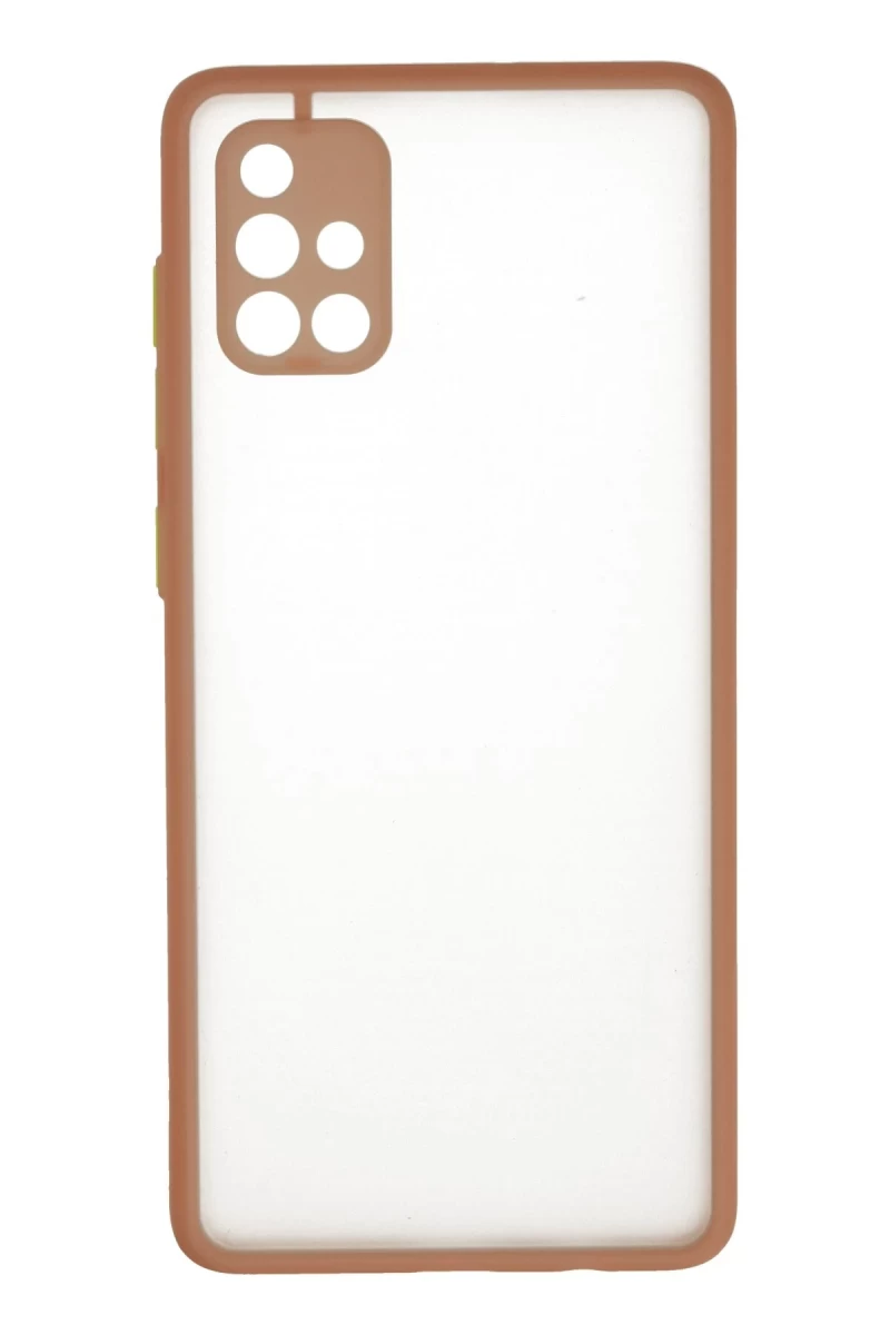 Samsung Galaxy A71 Uyumlu Kılıf Montreal Silikon Kapak - Pembe