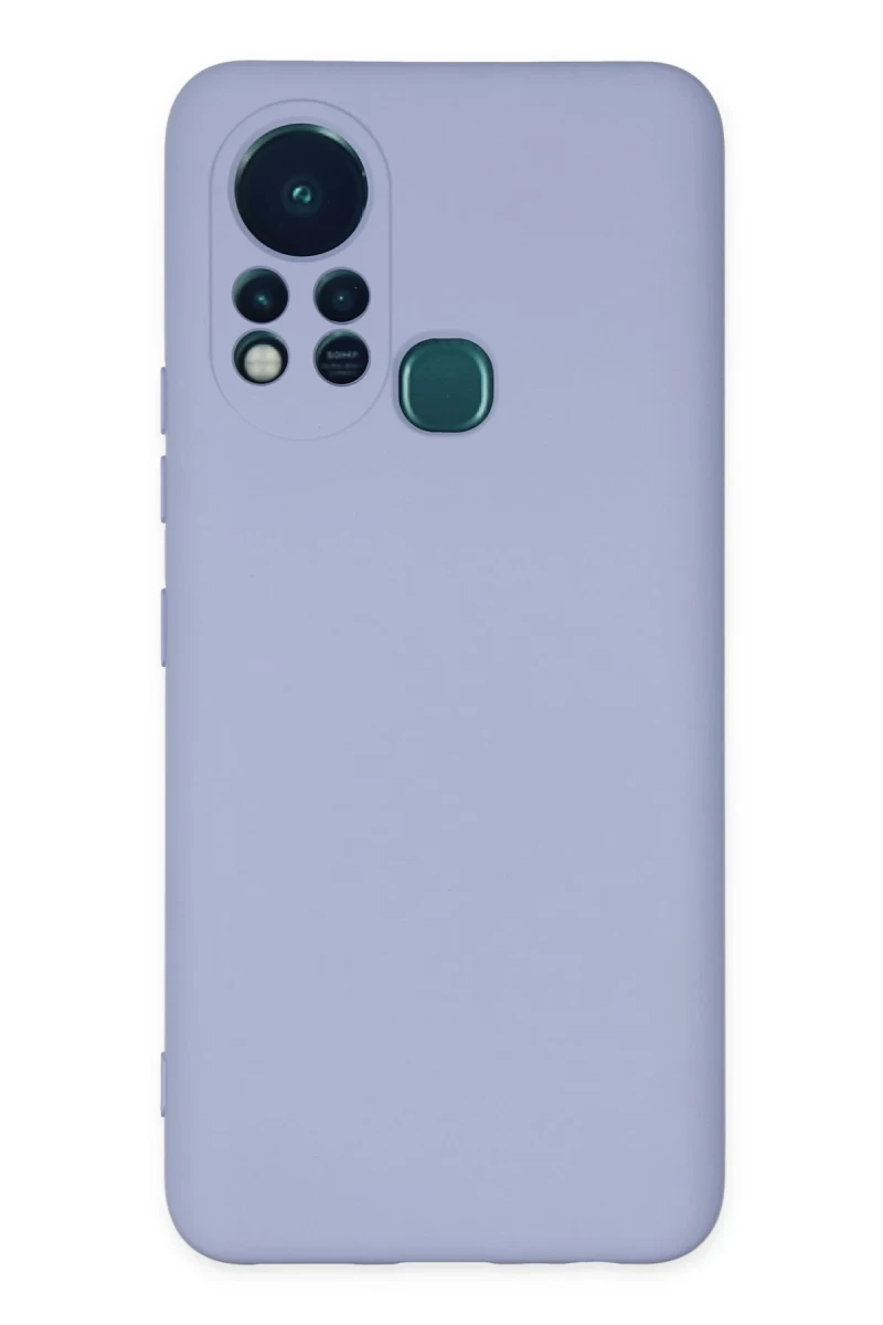 İnfinix Hot 11s Uyumlu Kılıf Nano içi Kadife Silikon - Lila
