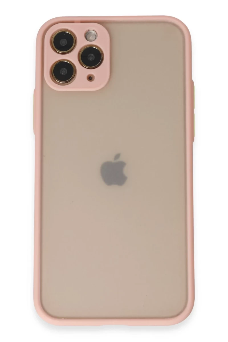 Apple iPhone 11 Pro Uyumlu Kılıf Montreal Silikon Kapak - Pembe